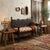 This is an early 20th century continental Renaissance style double serpent and eagle motif carved oak bench. At the turn...