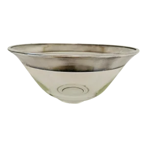 Dorothy Thorpe Sterling Silver Banded Serving Bowl