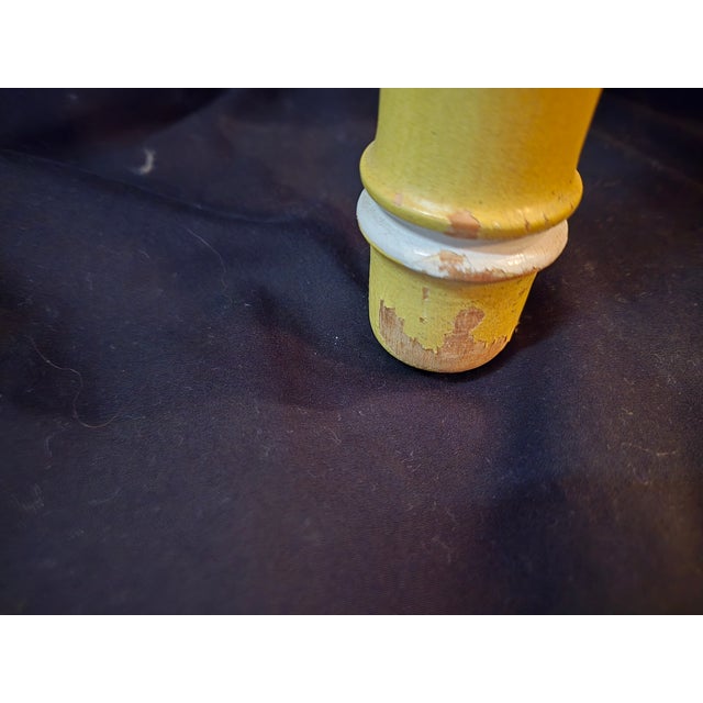 1970s Thomasville Allegro Yellow Faux Bamboo Cabinet, Attributed For Sale - Image 12 of 14