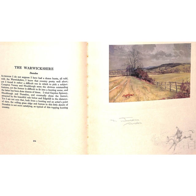 Paper "My Hunting Sketchbook" 1928 Edwards, Lionel For Sale - Image 7 of 12