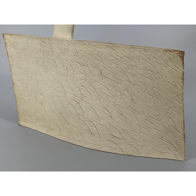 Abstract Studio Ceramic Fireclay Sculpture Vase, 1980s For Sale - Image 5 of 18