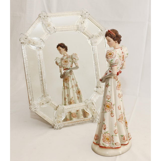 Vintage Venetian Wall Mirror, 1930s For Sale - Image 9 of 15