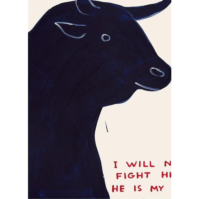 David Shrigley Signs of the Zodiac Poster (Individual), Taurus (The Bull) Accompanied by a Certificate of Authenticity...