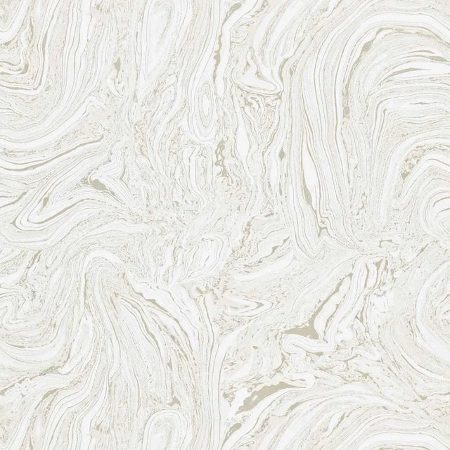 Harlequin Makrana Wallpaper in Moonstone For Sale