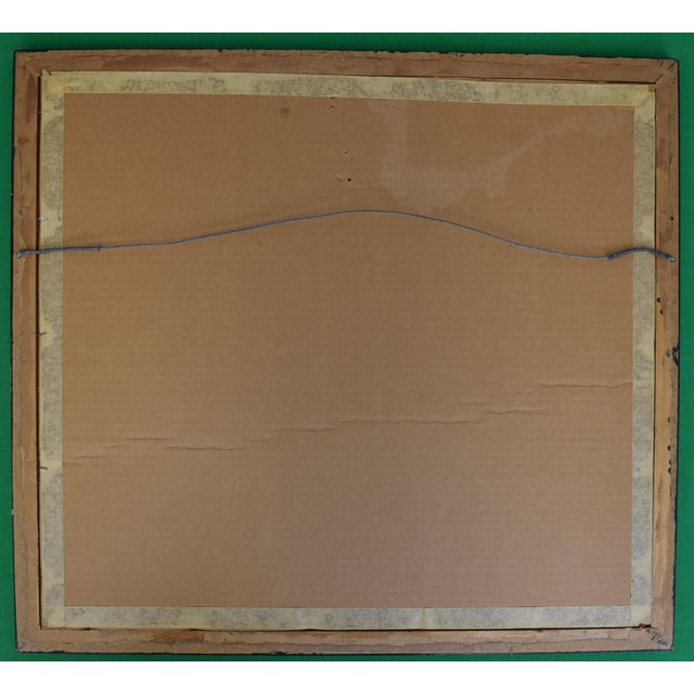 "Leaning for It" 1925 Conte Crayon & Gouache by Paul Brown For Sale In New York - Image 6 of 9