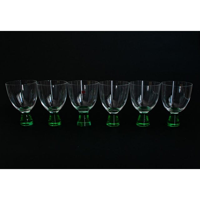 Murano Crystal Martini Glass by Moretti, Set of 6 For Sale - Image 9 of 18