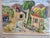 Light Green Signed by Guillermo Acevedo, C1948 Framed With Matting,. Pristine Early Peruvian Painting For Sale - Image 8 of 8