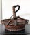 Antique Japanese Bamboo Morikago Basket with Chikon Handle Meiji Period For Sale - Image 11 of 15