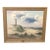 Late 20th Century Large Framed Coastal Seascape Oil Painting by H. Wurtz For Sale
