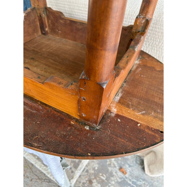 Wood Antique 1890s Table — Original Patina & Conservatively Restored For Sale - Image 7 of 10