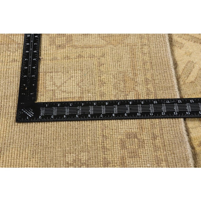 Vintage Modern Earth-Tone Oushak Rug - 11'11 X 14'07 For Sale In Dallas - Image 6 of 9