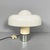 1970s Italian Space Age White Metal and Acrylic Glass Brumbury Table Lamp attributed to Luigi Massoni for Guzzini, 1970s For Sale - Image 5 of 17