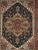 Traditional Navy Persian Serapi Design 9' X 12' For Sale - Image 3 of 5
