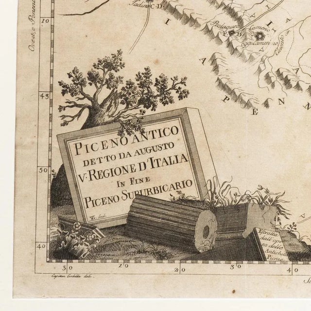 Framed Historical Geographical Map For Sale - Image 3 of 7