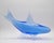 1980s Vintage Murano Glass Shark in Cobalt Blue, 1980s For Sale - Image 5 of 9