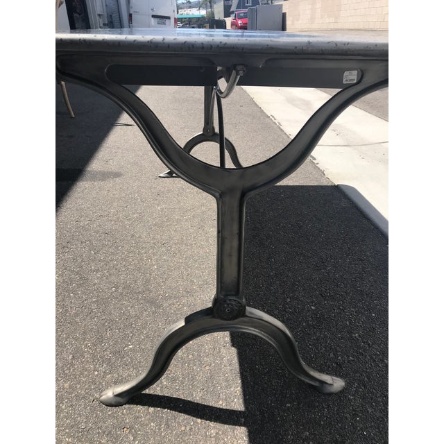 Industrial Restoration Hardware Metal Writing Desk Chairish