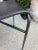 Contemporary Metal Frame Leather Chair For Sale - Image 3 of 9