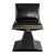 Metal "Amendola" Chair With Stainless Steel and Bronze Details For Sale - Image 7 of 8