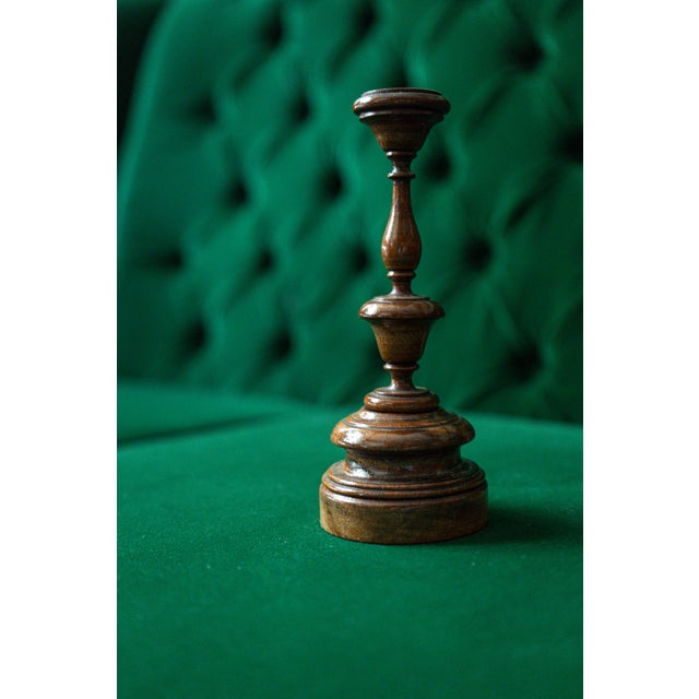 Baroque Chess-Shaped Candleholders, Set of 2 For Sale - Image 3 of 5