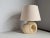 Cream Mid-Century French Sculpture Lamp in White Stone in the style of Albert Tormos, France, 1960s For Sale - Image 8 of 8