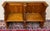 Antique French Pew Bench Double Seat Oak For Sale - Image 13 of 18
