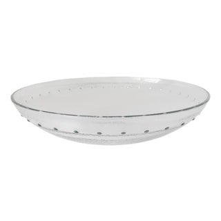 Clear Glass Bowl with Decorative Knobs from Kosta Boda, 1980s For Sale