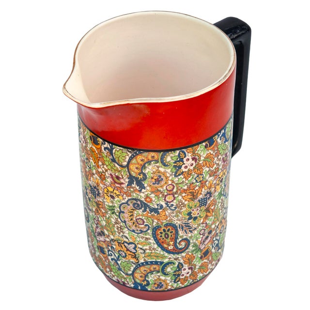 Early 20th Century German Paisley Pitcher For Sale - Image 4 of 7