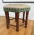 Mid 20th Century Vintage Mid-Century Oak Footstool With Geometric Needlepoint Tapestry For Sale - Image 5 of 8