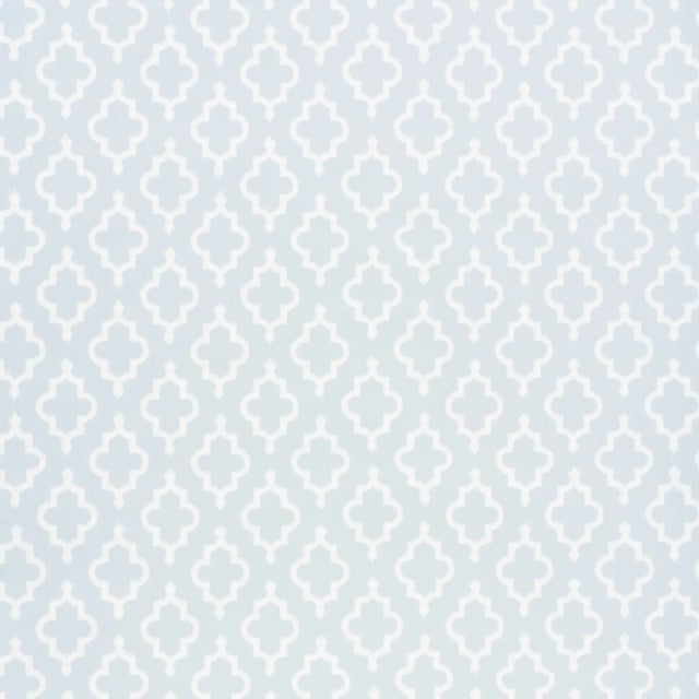 Schumacher Schumacher x Veere Greeney Jake Wallpaper in Orpington Blue For Sale - Image 4 of 4