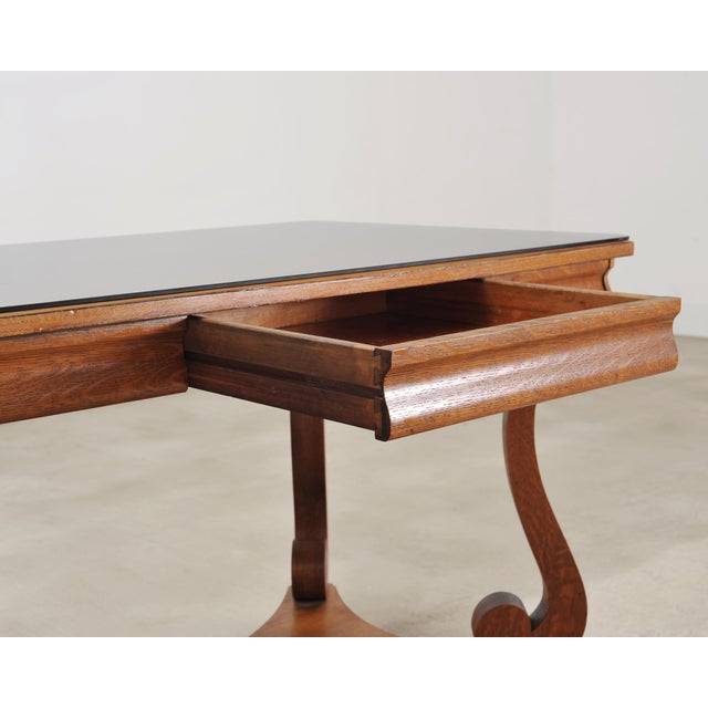American Empire Oak Library Table From "And Just Like That…" For Sale - Image 14 of 18