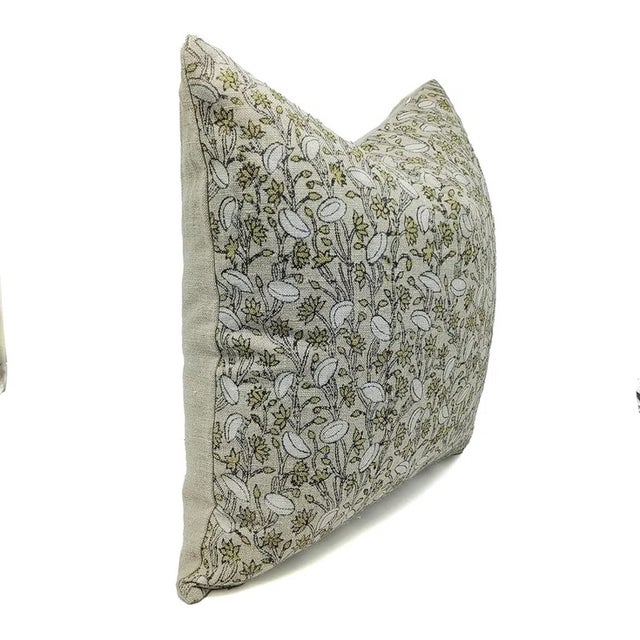 Enhance your home décor with this elegant Block Print Cushion Cover, crafted from thick linen for a luxurious and durable...