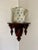 Burgundy 19th century Black Forest Carved Corner Shelf For Sale - Image 8 of 8