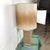 Late 20th Century Vintage Modern Table Lamp With Suede-Wrapped Column and Lucite Base For Sale - Image 5 of 12