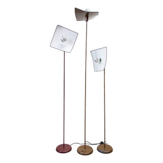 Vintage Floor Lamps from Selenova, 1970s, Set of 3 For Sale
