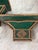 Forest Green Rustic Folk Art Wall Brackets, a Pair For Sale - Image 8 of 9