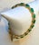 13 Carat Natural Zambian Emerald & Diamond Tennis Bracelet 14 Karat Yellow Gold For Sale In New York - Image 6 of 8