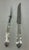 1980s Silver Pair Carving Set, Carving Fork & Carving Knife, Lily. For Sale In New York - Image 6 of 9