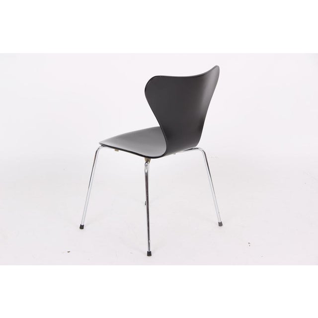 Wood Model 3107 Chairs by Arne Jacobsen for Fritz Hansen, 1950s, Set of 8 For Sale - Image 7 of 14