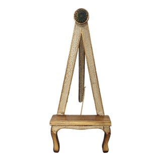 Vintage Florentine Gold Gilt Taletop Easel Display Art Prints Frames For Sale