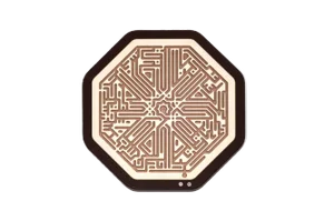 Jinn Octagonal Labyrinth Game Set from Pinetti