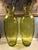San Miguel Spain Tall Chartreuse Vases - A Pair For Sale - Image 4 of 8