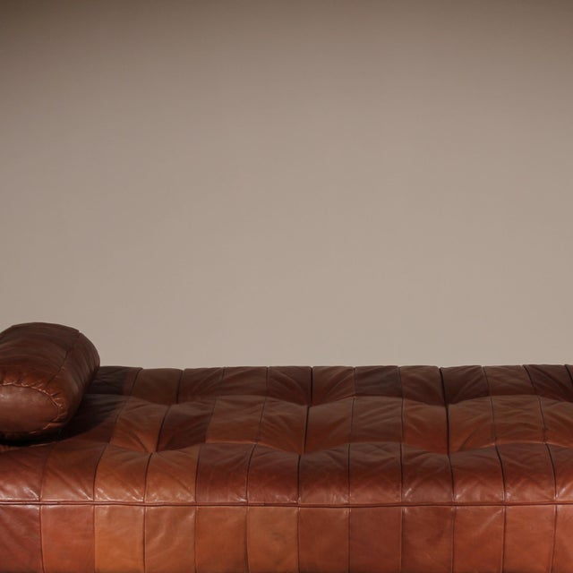DS-80 Daybed in Cognac Patchwork Leather from de Sede, Switzerland, 1970s For Sale - Image 12 of 18