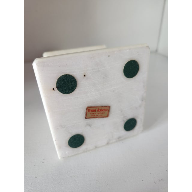 Italian Alabaster Obliesk With Turtles For Sale - Image 4 of 10