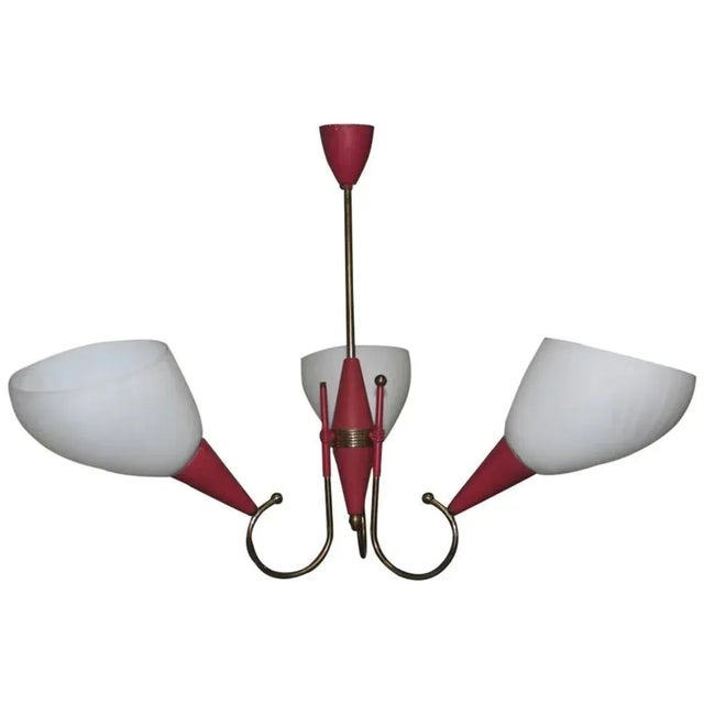 Italian Chandelier, 1950s For Sale - Image 8 of 8