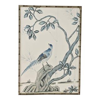 Framed Chinoiserie Panel For Sale