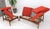 Danish Mid-Century Modern Walnut Lounge Chair Settee Loveseat Couch Sofa Set For Sale - Image 10 of 18