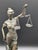 Metal Vintage Bronze Lady Justice Statue: Themis/Justitia With Scales & Sword For Sale - Image 7 of 10