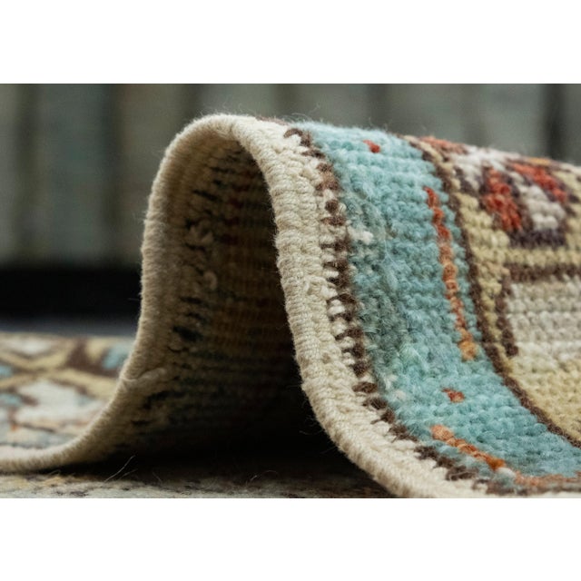 Textile Turkish Vintage Runner Rug 2'11" x 9'9" #17980 For Sale - Image 7 of 8
