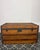 Antique slat trunk (often called a steamer trunk), which was widely popular for travel in the late 19th and early 20th...