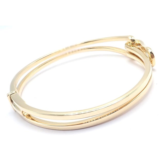 Tom Ford Yellow Gold Bangle Bracelet For Sale In Philadelphia - Image 6 of 9